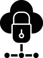 Cloud Security Vector Icon