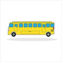 school bus isolated on white vector