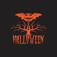 diseño de camiseta de halloween vector