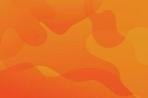 Liquid color background design. Orange elements with fluid gradient Vector illustration