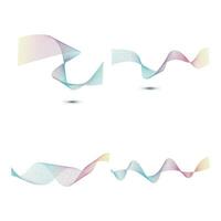 Sound waves vector illustration