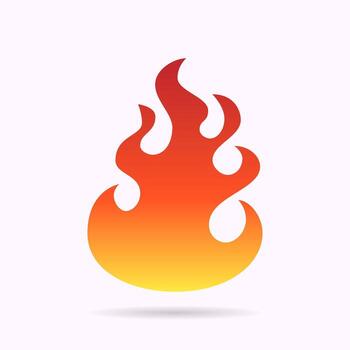 fuego vector icono. sencillo icono. web sitio página y móvil aplicación diseño vector elemento.