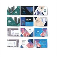 a clean collection of business cards. Creative and Clean Modern Vector Business Card Template