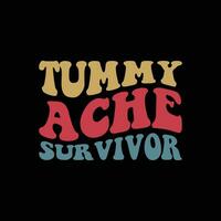 Tummy Ache Survivor vector