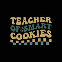 profesor de galletas inteligentes vector