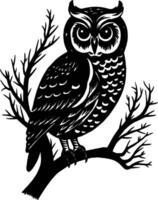 Owl Logo Set Owl Logo Vector Silhouette Stock Illustration - Download Image Now - Abstract, Animal Wildlife