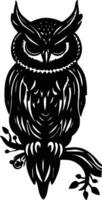 Owl Logo Set Owl Logo Vector Silhouette Stock Illustration - Download Image Now - Abstract, Animal Wildlife