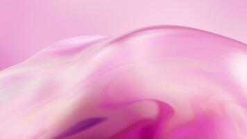 Flowing glossy pattern background, 3d rendering. video