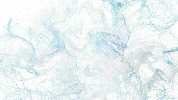 Abstract wave particles pattern, 3d rendering. video