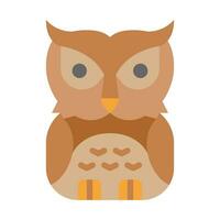 owl flat icon,vector and illustration vector