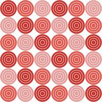 Red circle pattern. Circle vector seamless pattern. Decorative element, wrapping paper, wall tiles, floor tiles, bathroom tiles.
