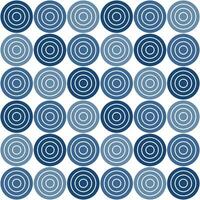 Navy blue circle pattern. Circle vector seamless pattern. Decorative element, wrapping paper, wall tiles, floor tiles, bathroom tiles.