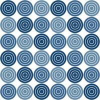 Navy blue circle pattern. Circle vector seamless pattern. Decorative element, wrapping paper, wall tiles, floor tiles, bathroom tiles.