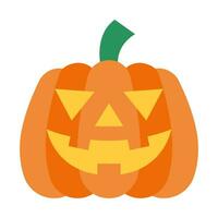 jack o lantern flat icon,vector and illustration vector