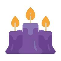 candle flat icon,vector and illustration vector