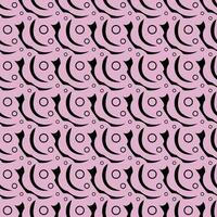 Cute Background of Hand drawn seamless pattern Print Art Abstract design vector