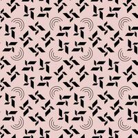 Cute Background of Hand drawn seamless pattern Print Art Abstract design vector