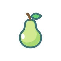 Pear icon Simple vector sign. Internet concept symbol for website button or mobile app