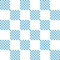 Blue checker pattern with dot inside. checker seamless pattern vector. checker pattern. Decorative elements, floor tiles, wall tiles, bathroom tiles, swimming pool tiles. vector