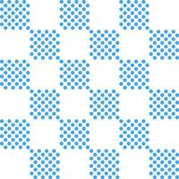 Blue checker pattern with dot inside. checker seamless pattern vector. checker pattern. Decorative elements, floor tiles, wall tiles, bathroom tiles, swimming pool tiles. vector