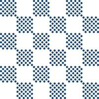 Navy blue checker pattern with dot inside. checker seamless pattern vector. checker pattern. Decorative elements, floor tiles, wall tiles, bathroom tiles, swimming pool tiles. vector