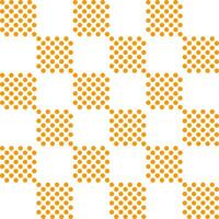 Orange checker pattern with dot inside. checker seamless pattern vector. checker pattern. Decorative elements, floor tiles, wall tiles, bathroom tiles, swimming pool tiles. vector
