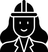 Architect Female Vector Icon