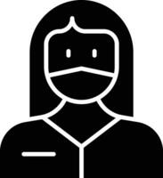 Surgeon Female Vector Icon