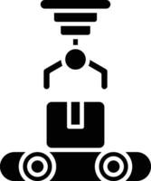 Robotic Produce Sorting Vector Icon