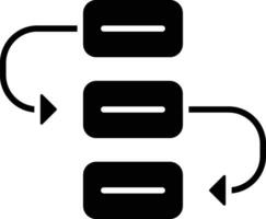 Planificación sistema vector icono