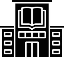 icono de vector de biblioteca