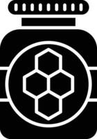 Honey Jar Vector Icon
