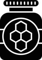 Honey Jar Vector Icon