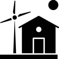 Home Wind Vector Icon