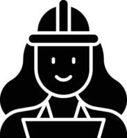 Qa Engineer Female Vector Icon