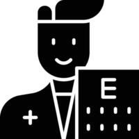 Optometrist Male Vector Icon