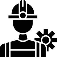 icono de vector de ingeniero
