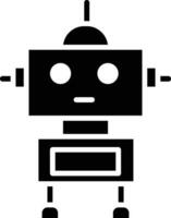 icono de vector de robot