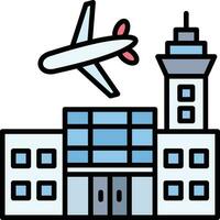 icono de vector de aeropuerto