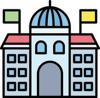 Government Building Vector Icon