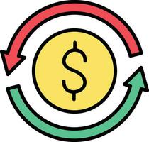 Money Transfer Vector Icon