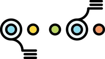 Circle Accent Timeline Vector Icon