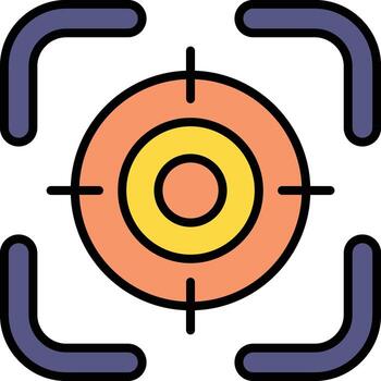 Basic Target Vector Icon