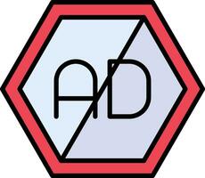 Ad Blocker Vector Icon