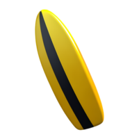 surfingbräda 3d tolkning ikon illustration png