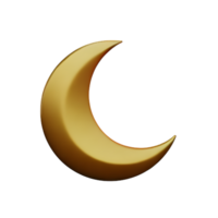 moon phase 3d rendering icon illustration png