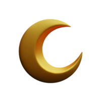 Mond Phase 3d Rendern Symbol Illustration png