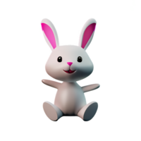 bunny ears 3d rendering icon illustration png