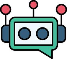 Virtual Assistant Vector Icon