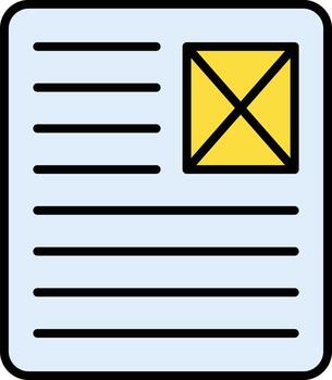 Latent Semantic Index Vector Icon